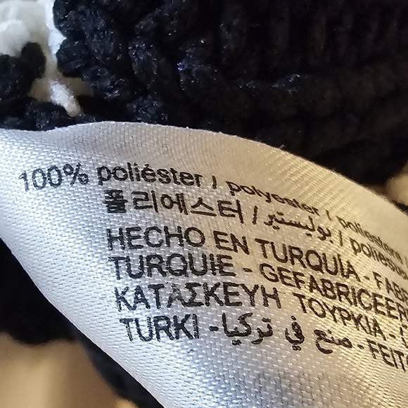 NWOT Zara Oversize Striped Black And Cream Knit Sweater - Picture 6 of 6